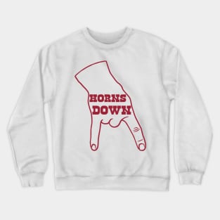 Horns Down Crewneck Sweatshirt